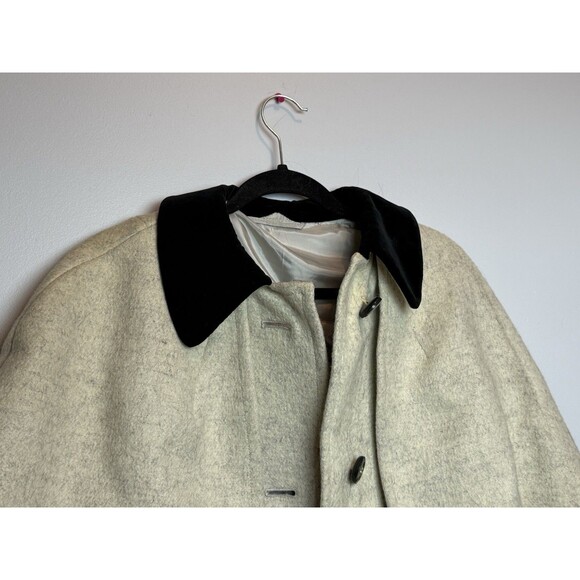 BOOS Vintage Austrian 100% Wool Cloak  Cape - Black Velvet Collar - Large - Picture 3 of 10